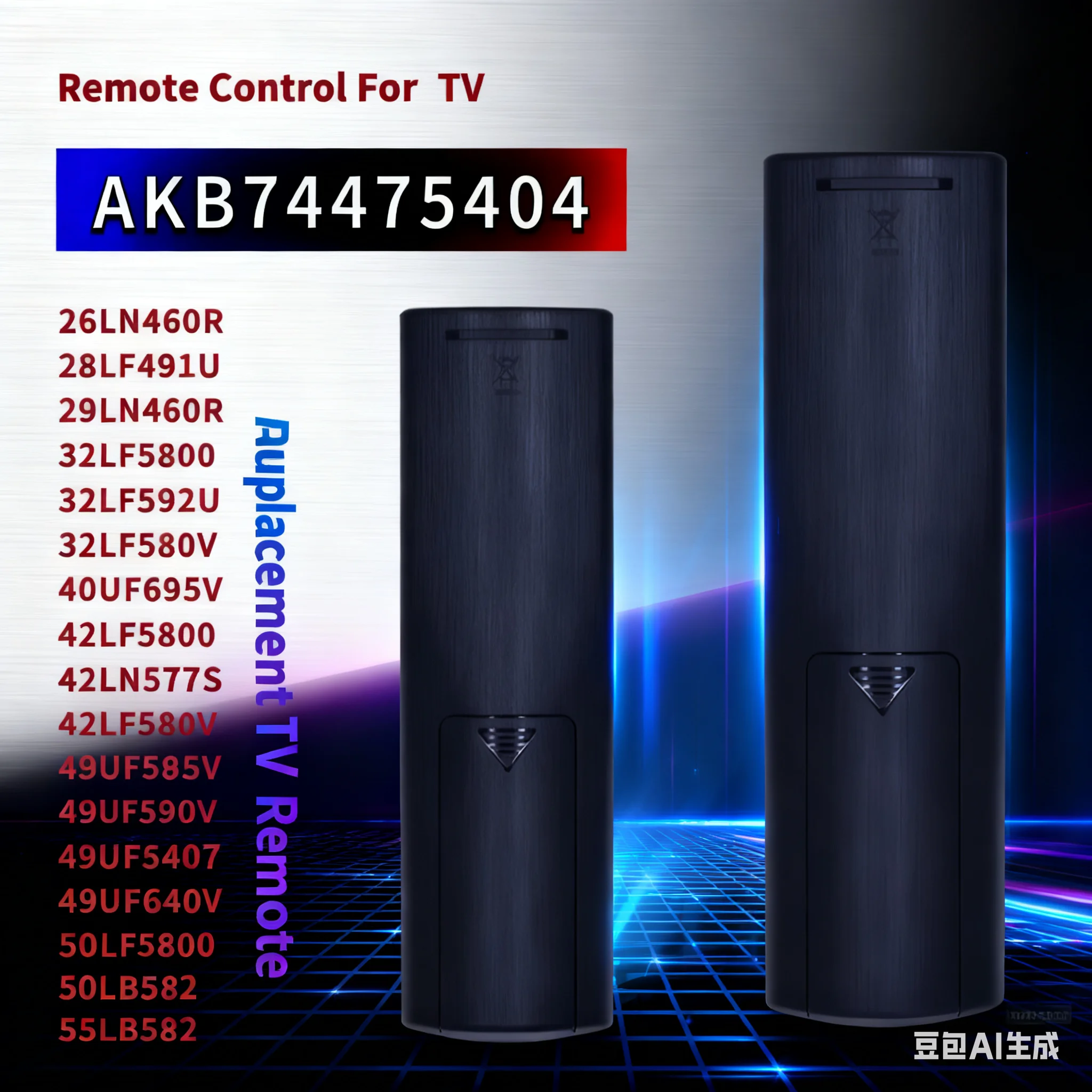 AKB74475404 Replacement Remote Control - 100% Full Functionality, Fit for AKB73715603/49LF590V60R & More