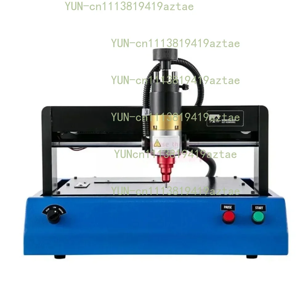 Electric Nameplate Marking Machine Dot Peen Metal Dog Tag Lettering Engraver 200x150mm Nameplate Cutting Plotter Code machine