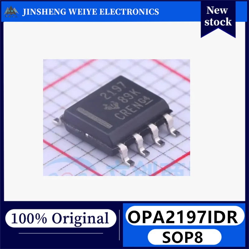 (10/50 pieces) Genuine OPA2197IDR 2197 SOIC-8 Dual Precision Operational Amplifier Chip In Stock