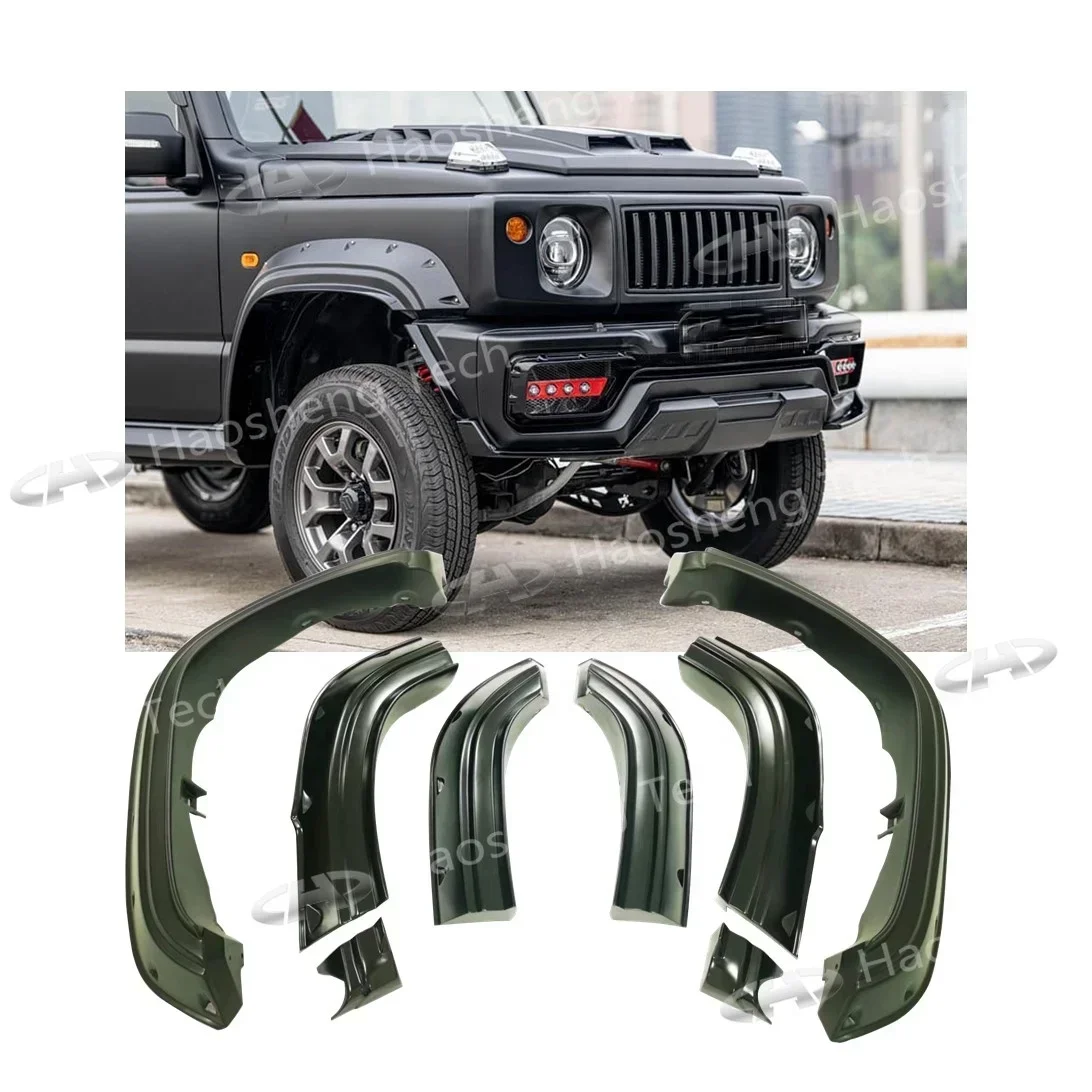 

3-дверные 5-дверные автомобильные расширители крыльев G63 W Style Offroad Body Kits для Японии Suzuki Jimny Car Sierra JB74/64 2019-2023, аксессуары