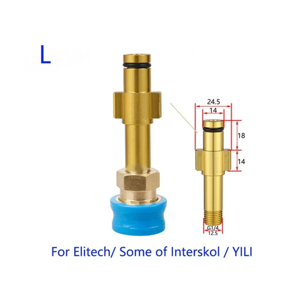 1pc Pressure Washer Snow Foam Adapter Connector For Karcher For Bosch Snow Foam Lance Foam Nozzle Adapter Car Washer Connectors