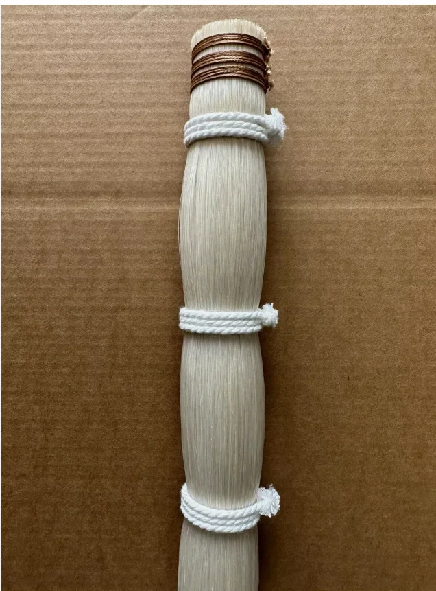 

500g Best horsetail hairs bowhairs 80CM natural white Siberian horsetail hairs