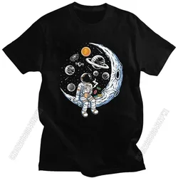 Male Bitcoin Crypto Btc To The Moon T Shirts Cotton Tshirt Novelty T-Shirt Astronaut Cryptocurrency Tee Top Clothes