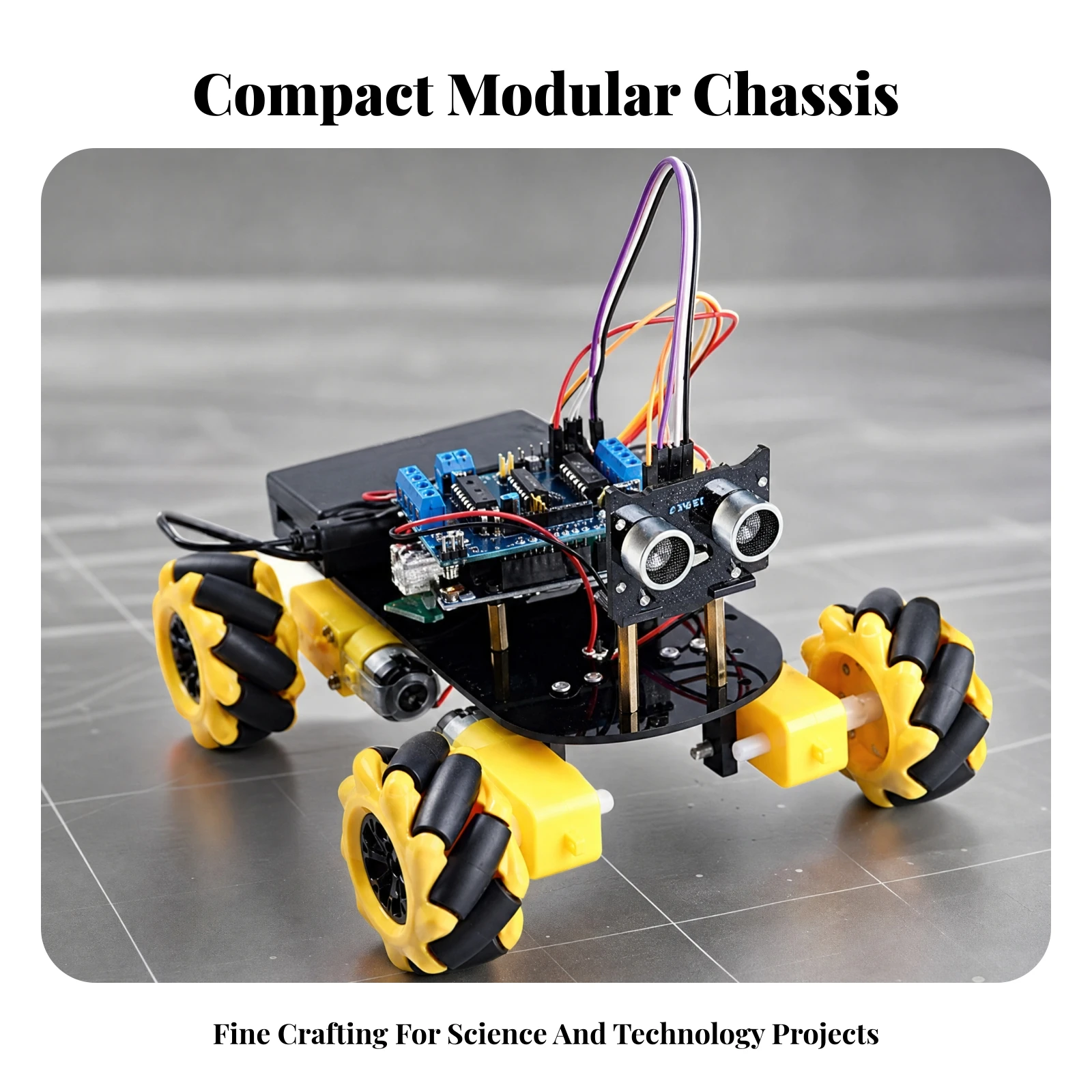 Mecanum Wheel Robot Car Omni-Directional Mecanum Wheel Robot Car Kit Programmable Robotics Learning Kit Compact