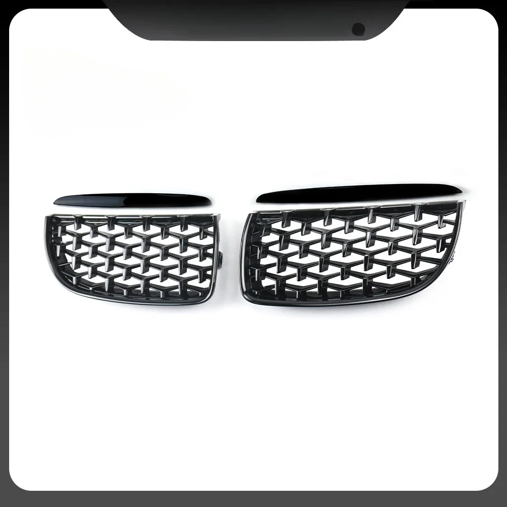 Suitable for BMW 3 Series E90 Early Modification Upgrade Bright Black Starry Sky Grille 2005-2008