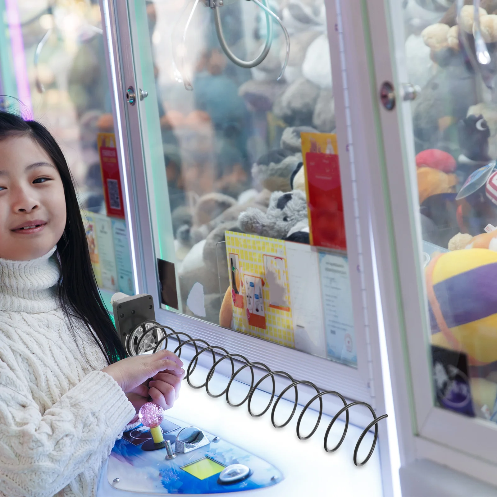 

Motor Spring Screw Rod Black For Pinball Machine Kits Game Console Accessories Gaming Machine Replacement Part