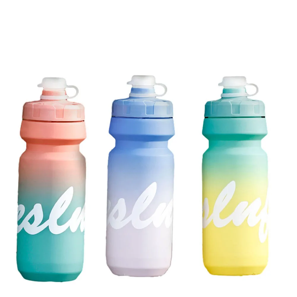 ESLNF Bisiklete binme ve Yürüyüş için Büyük Kapasiteli Degrade Su Şişesi - Dağ Bisikleti ve Açık Hava Sporları için Mükemmel