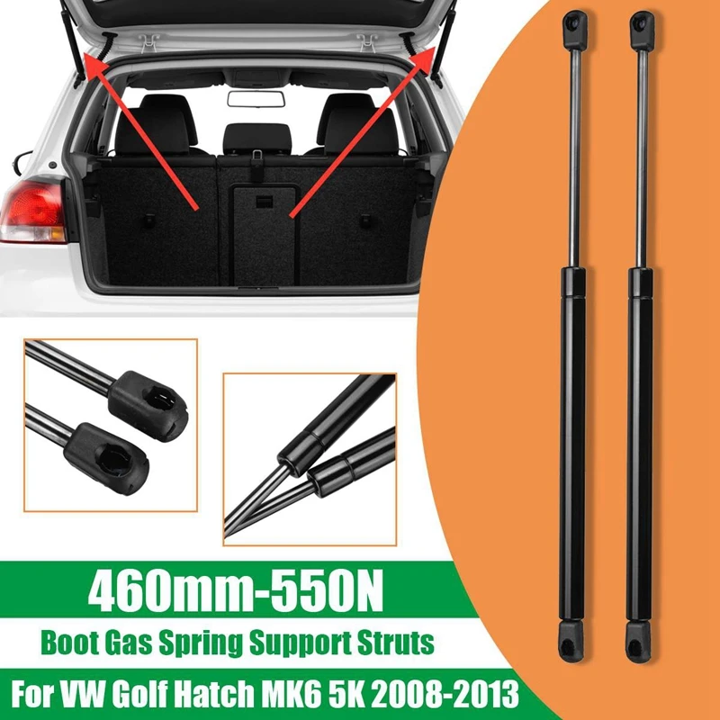 Car Rear Trunk Lift Lid Shock Support Strut Gas Spring Rod Prop For Golf Hatch MK6 5K 2008-2013 5K6827550B 5K6827550D