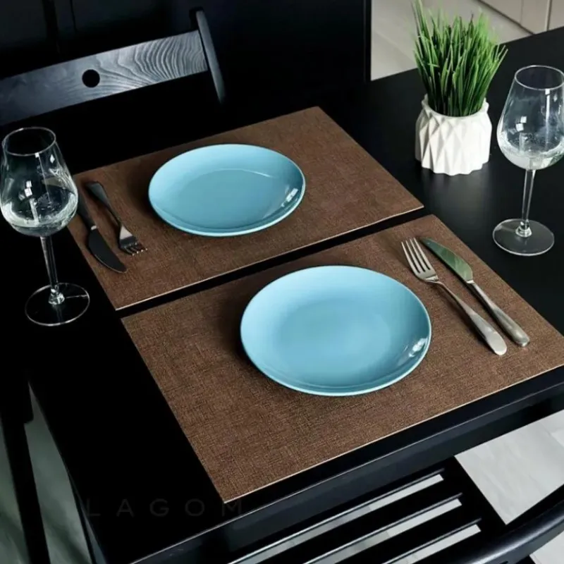 1/6/10 Stück 30 x 45 cm quadratische Kaffee-Tischsets, Esszimmer-Geschenk-Tischset, nordischer Stil, westliche Lebensmittelmatte, wasserdicht und ölbeständig