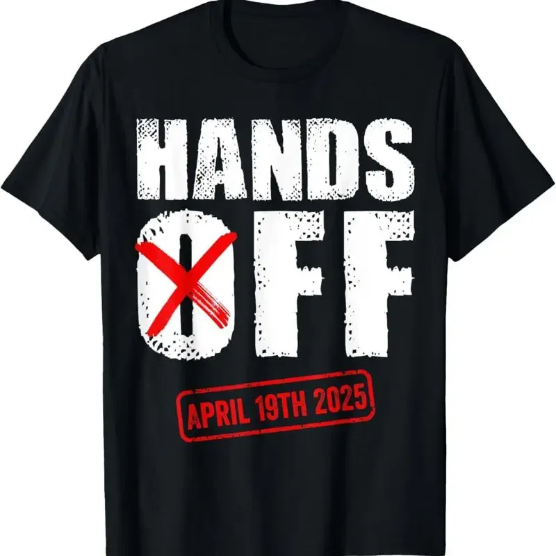 Hands Off Protest April 19 2025 Resist Social Security T Shirt