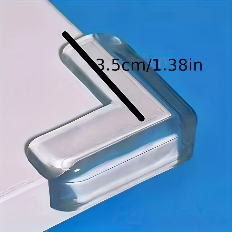 Silicone Corner Guards for Tables & Chairs - Soft Edge Protectors for Child Safety