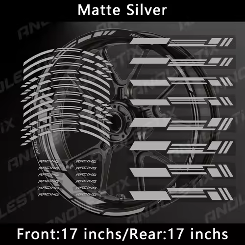 Reflective Motorcycle Wheel Stickers Hub Decal Rim Stripe 17 Inchs For YAMAHA Honda Kawasaki Suzuki BMW KTM Husqvarna Triumph - Image 21