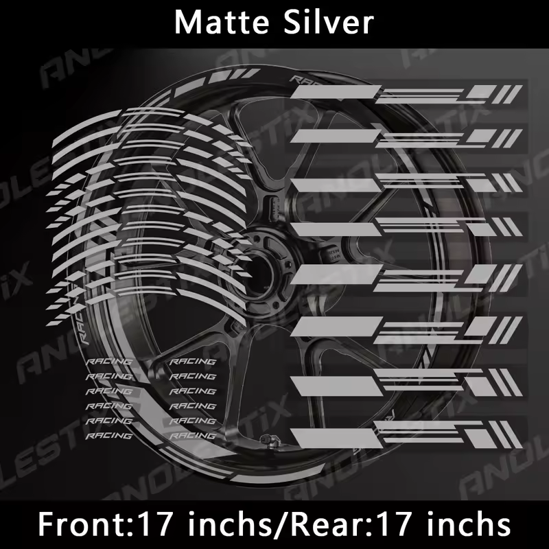 Reflective Motorcycle Wheel Stickers Hub Decal Rim Stripe 17 Inchs For YAMAHA Honda Kawasaki Suzuki BMW KTM Husqvarna Triumph - Image 21