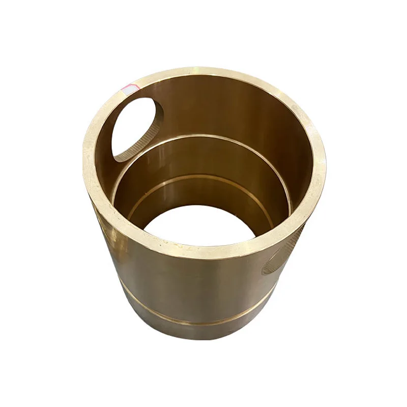 Custom Flanged Bronze Bushing CNC Machined Copper Sleeve for Gearbox CNC Machining Services with Brass for Product  Processing