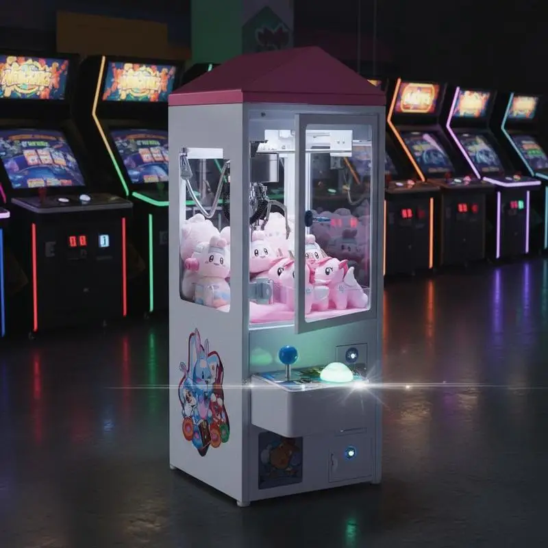 Geschenkautomat mit Greifzangen 45,5 x 43 x 96 cm, Vielseitiges kommerzielles Arcade-Spiel, Verstellbares Hebesystem, Einfache Installation, Lokale Lieferung