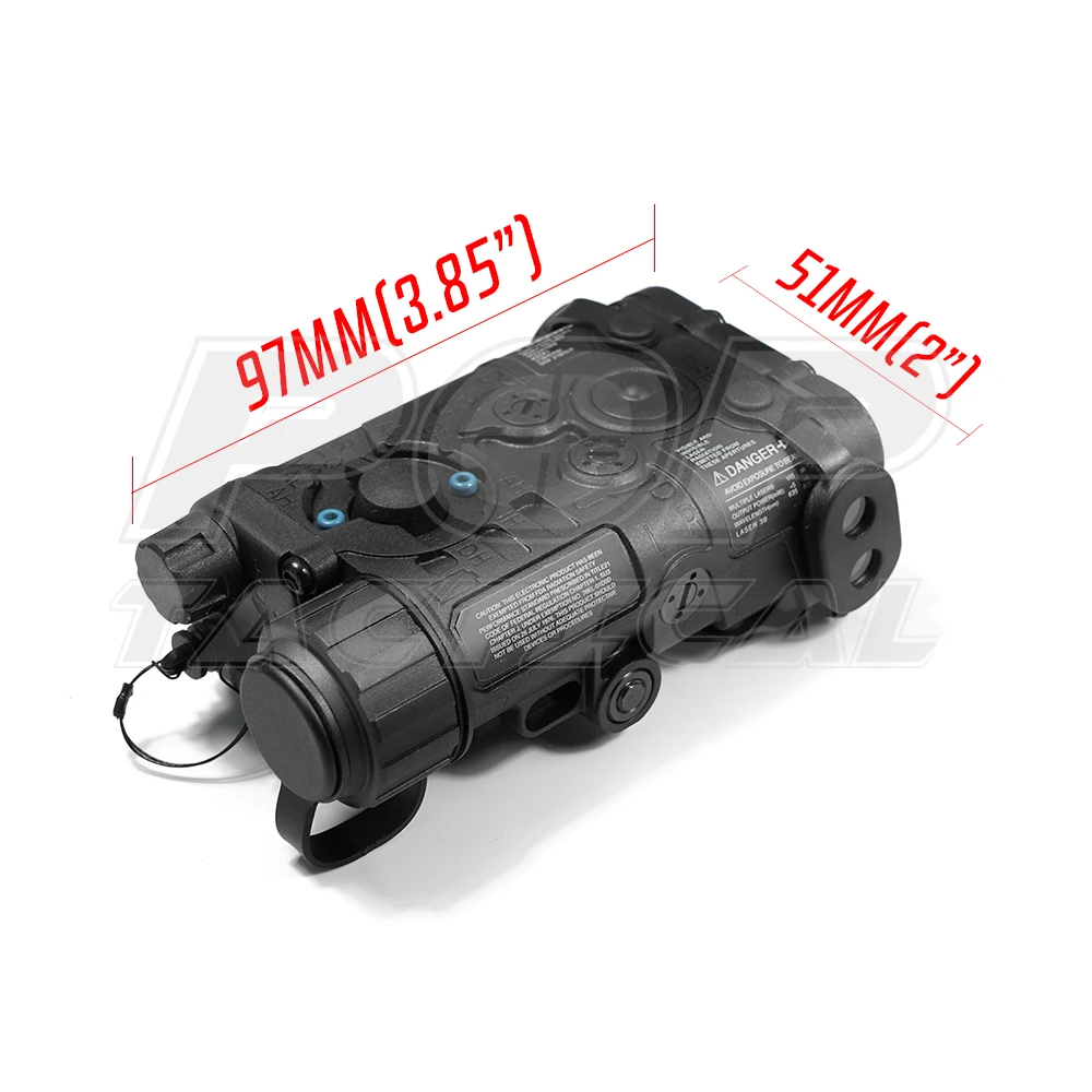 NGAL Laser IR Illuminator & Red Laser/Green Laser Aiming 350 Lumen Wihte LED Flashlight Made By Nylon for Airsoft Tactical - Image 3