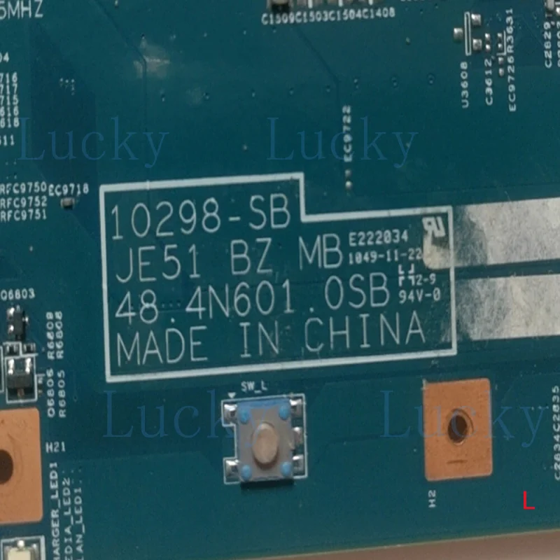 f  For ACER 10298-SB 48.4N601.0SB JE51 BZ MOTHERBOARD CIRCUIT BOARD