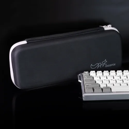 Imagen 1 del producto Chosfox-Bolsa de almacenamiento para teclado portátil, bolsa para teclado mecánico de gran capacidad, bolsa protectora impermeable de tela gruesa 60/61/64