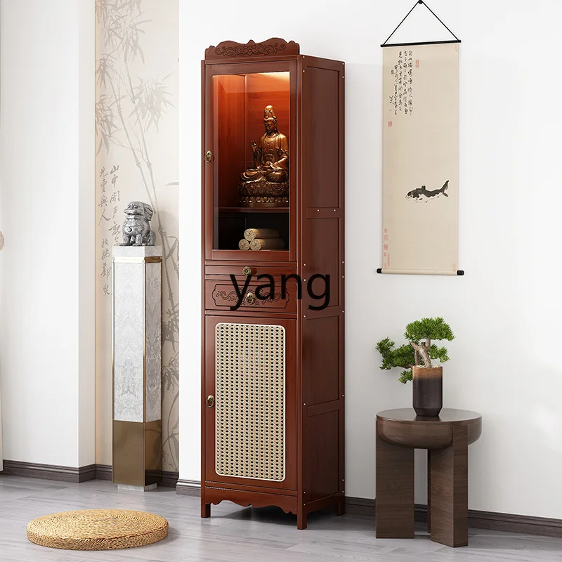 

LMM new Chinese vertical cabinet serving table incense table household shrine offering table living room shrine