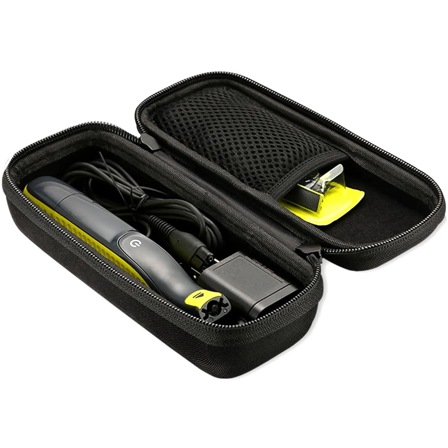 Portable Hard Case for Electric Trimmer and Shaver, Travel Shockproof EVA Organizer Carrying Bag for Philips OneBlade Shaver