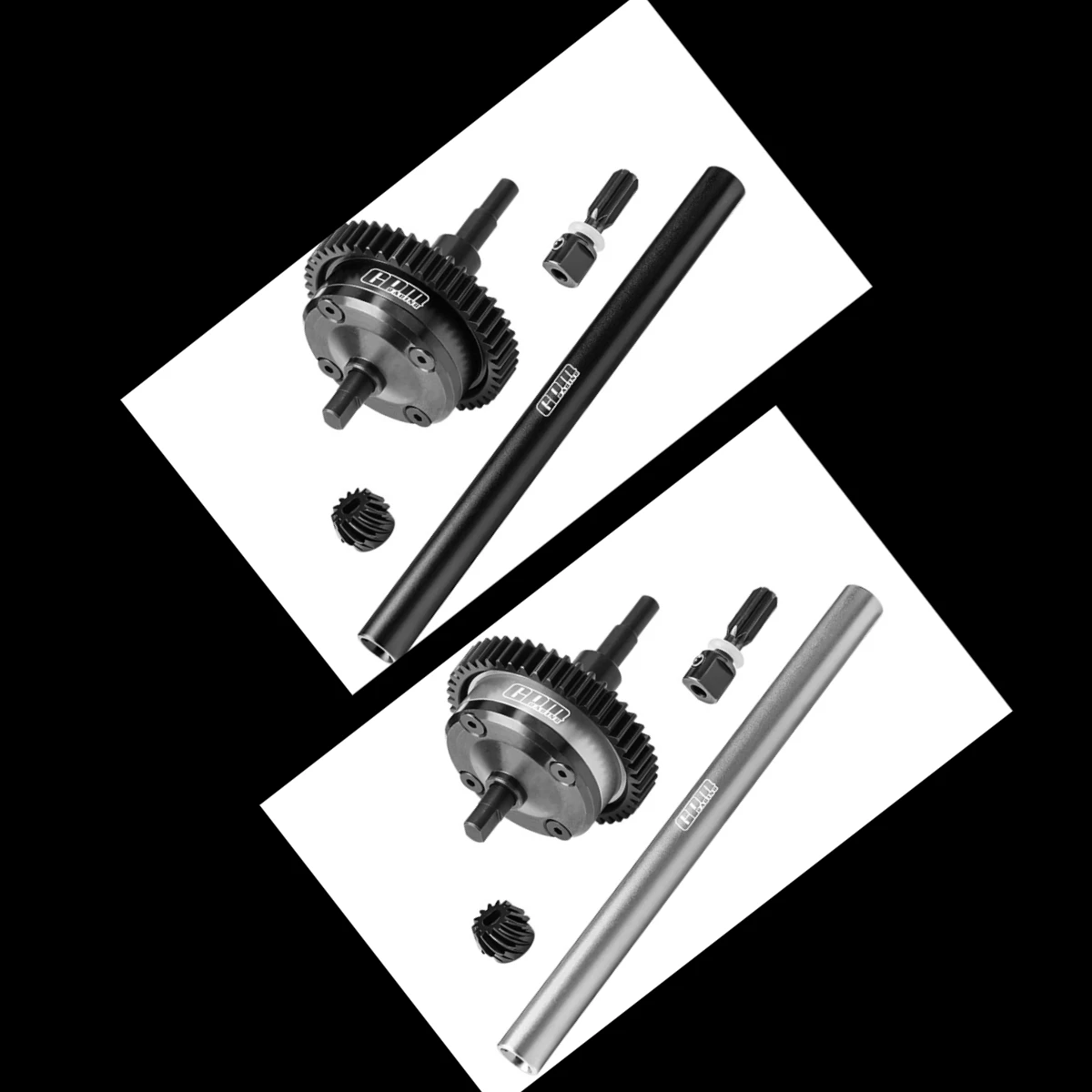 

GPM TRAXXAS Mini Maxx / Mini XRT 108076-1 Carbon Steel &7075 Alloy Centre Complete Diffs