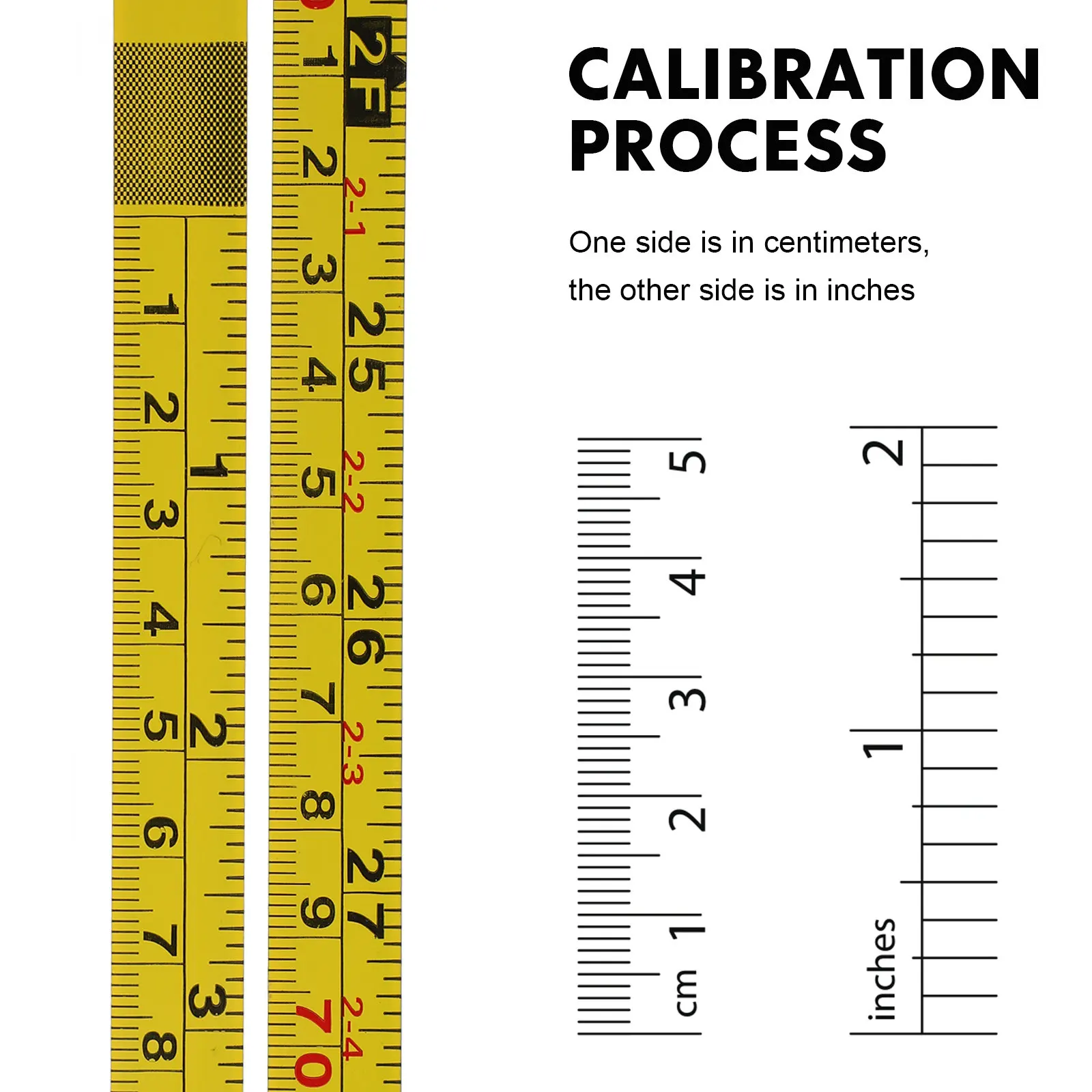 3Pcs Sticky Measuring Tape Adhesive Backing Carbon Steel Ruler Metric Imperial Scale Workbench Table Saw Drafting Table