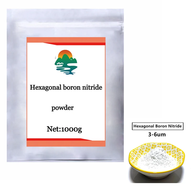 Hexagonal Boron Nitride Lubricant CAS 10043 - 11-5 HBN, Ceramic Grade Powder, 3-6um H-bn Release Agent