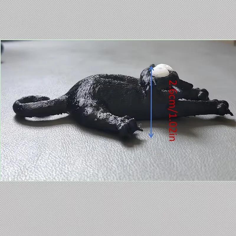 3D Printing Fridge Cat Magnet 'Hang in There!' Fun Startled Cat Playful Display Kitchen Sink Magnet