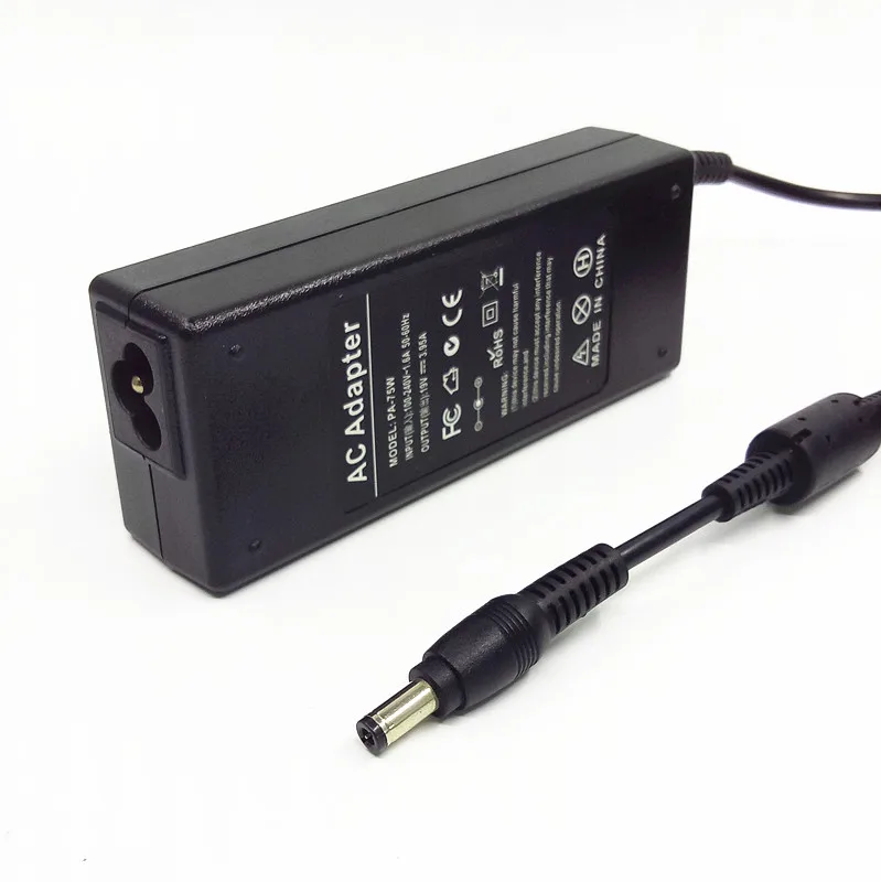 75W 19V 3.95A 5.5*2.5mm Laptop AC Adapter Charger for Toshiba Satellite PA-1750-04 PA-1750-01 PA-1750-24 PA-1750-09 PA3715U-1ACA