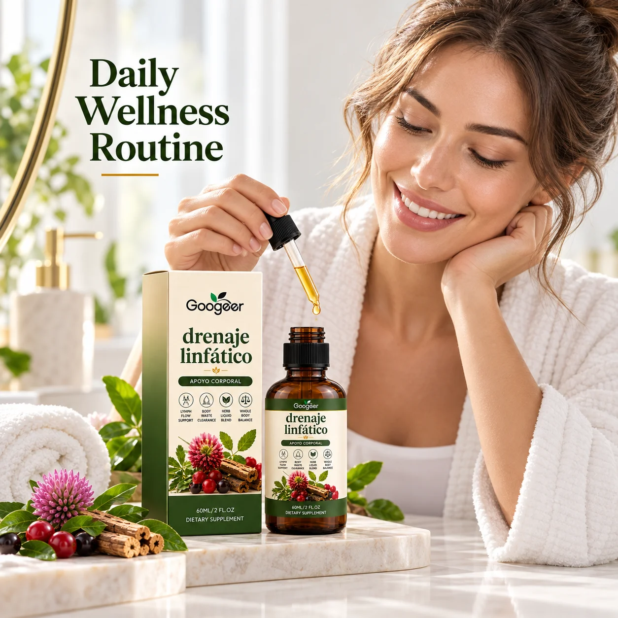 Herbal Wellness Formula - Herbal Lymph Damlaları: Günlük Sağlık Rutini