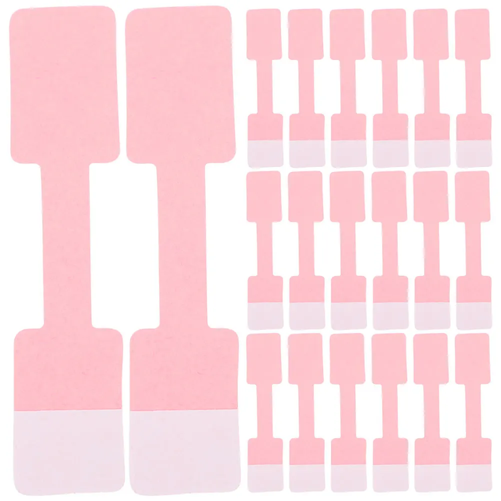 

200pcs Jewelry Price Tags Kraft Paper Adhesive Stickers for Necklace Bracelet Small Labels Display Packaging Retail Exhibitions