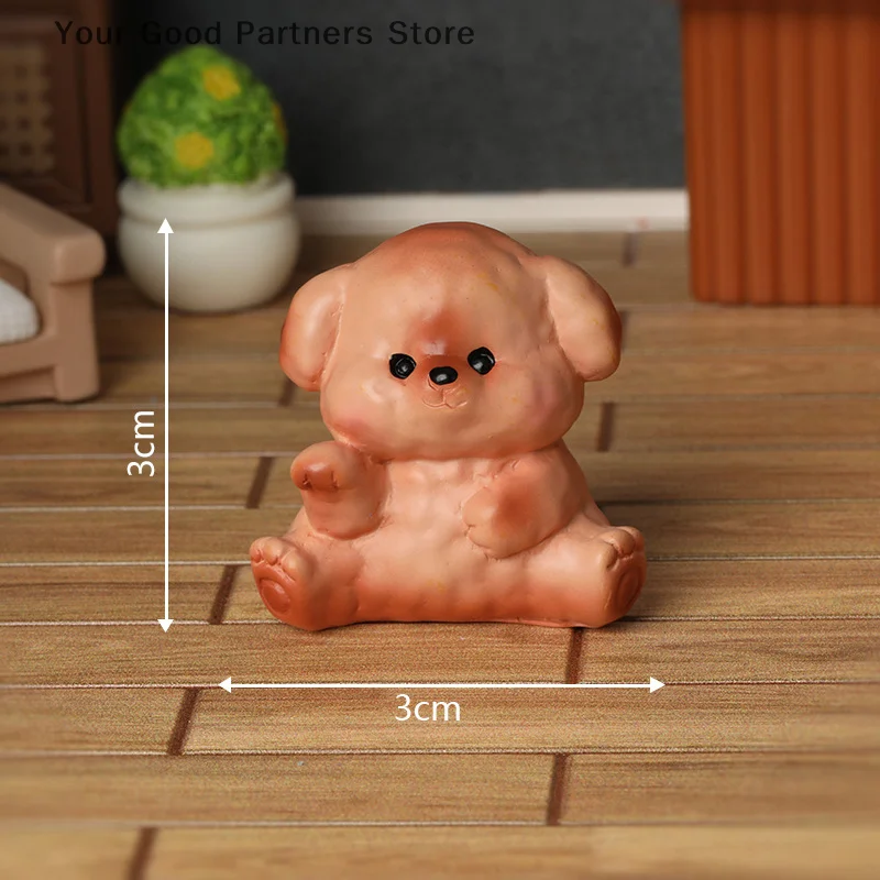 Cute Dog Figurines Miniatures Cartoon Animal Micro Landscape Ornaments For Home Room Desk Accessories