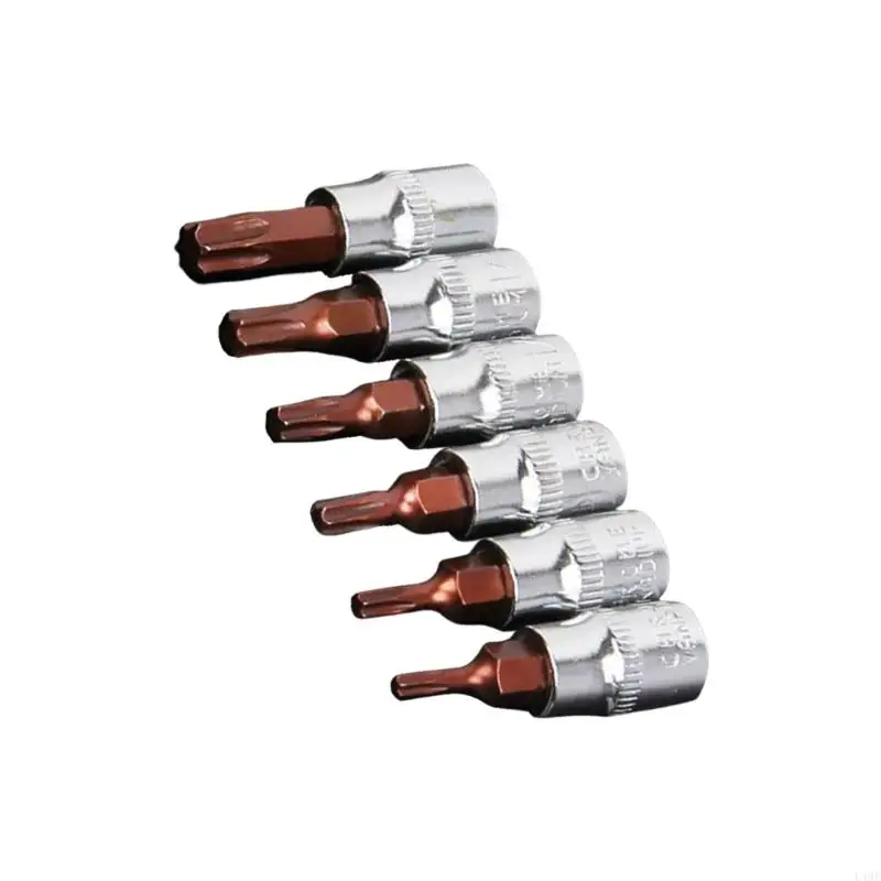 

Set Of 6 Induction Hardened Sockets Tool For Electrical Equipment Servicing L4MF