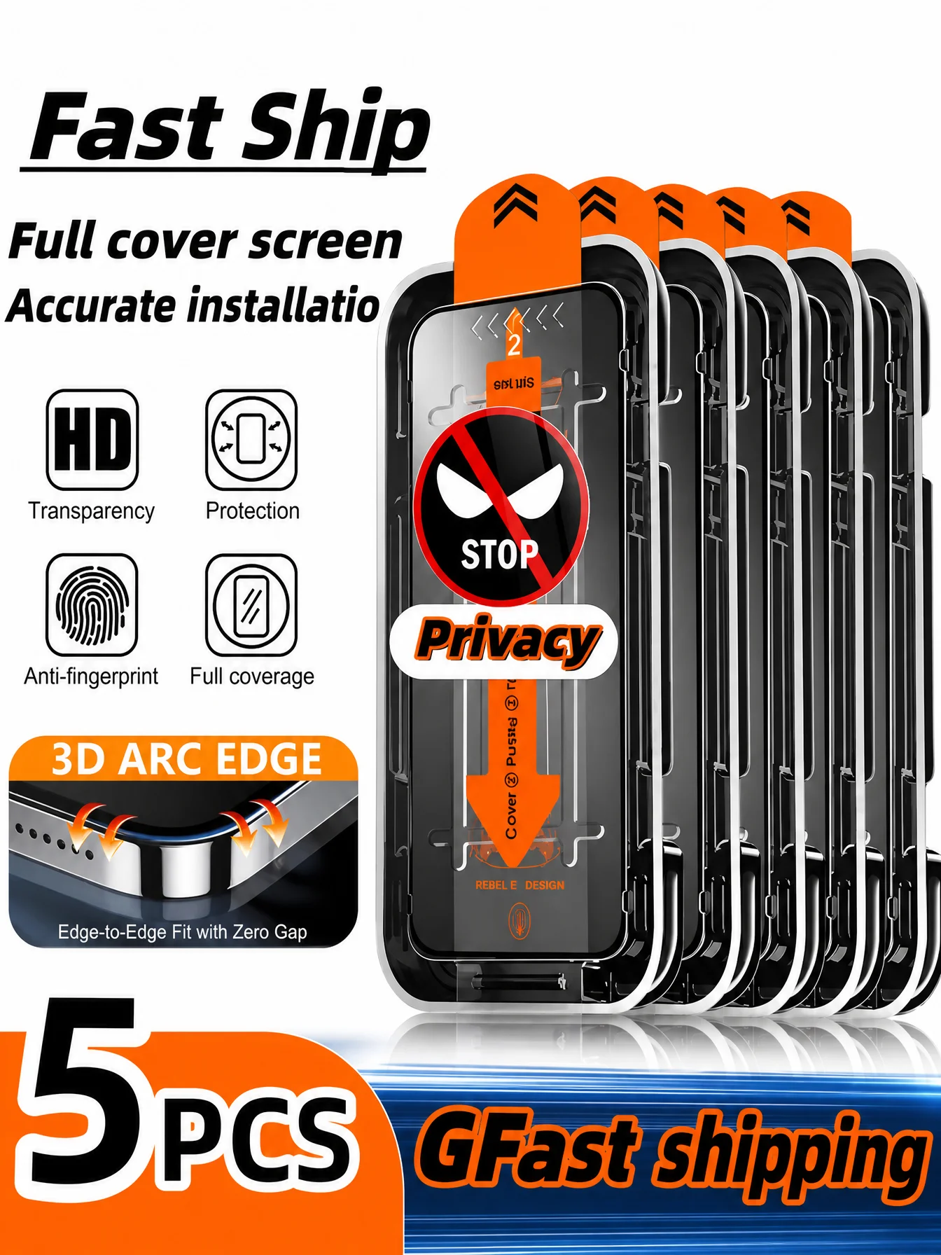 5 Stück Oleophobe Beschichtung Privatsphäre-Displayschutzfolie für iPhone 18 Pro Max 17 16 15 17 Air 12 Mini X XS XR Staubfreie Installation
