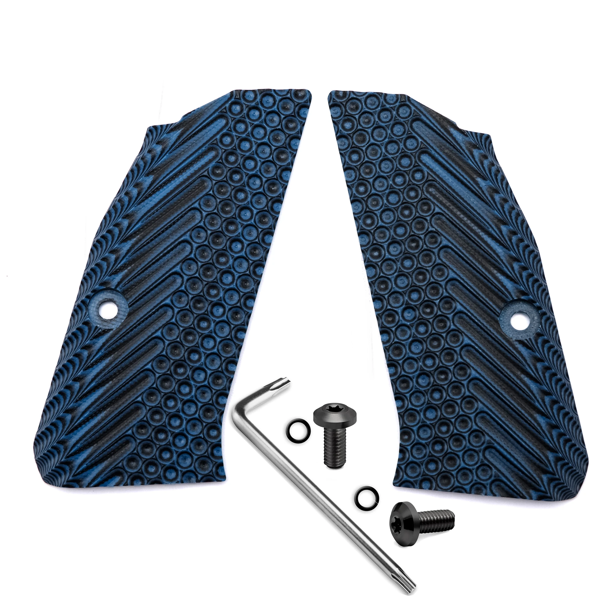 Guuun G10 Grips for Compact CZ Shadow 2 Custom CZ-75 Slim Palm Aggressive Tactical Texture view 2