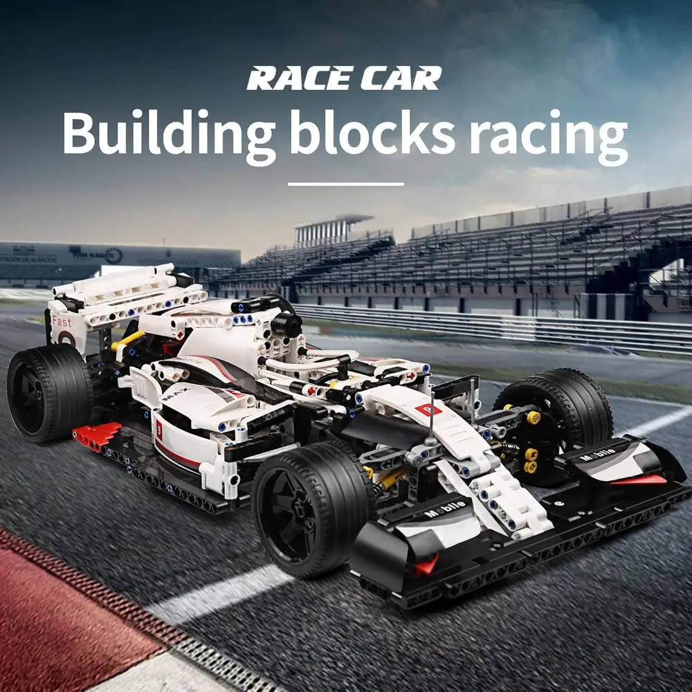 1235-Piece Technik Sports Car Model Kit, Mould King 13117, Adult Racing Car Building Blocks Set for Home/Office Display (Static)