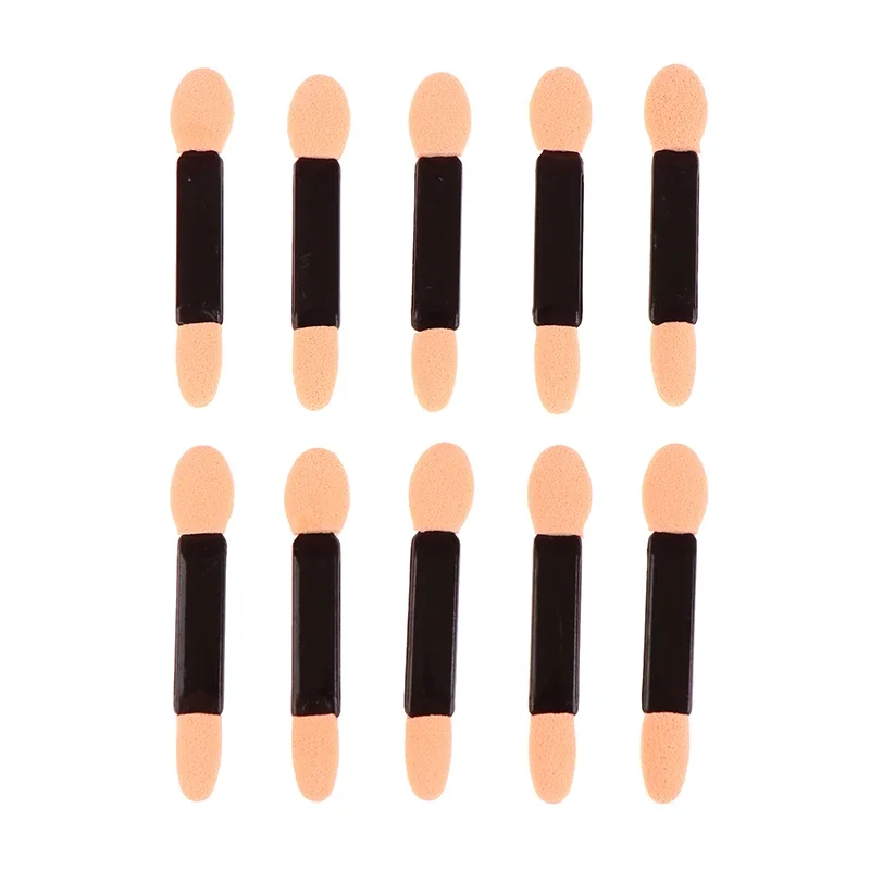 10 pezzi pennello per ombretto usa e getta kit in lattice spugna a doppia faccia pennelli per ombretto per trucco applicatore cosmetico