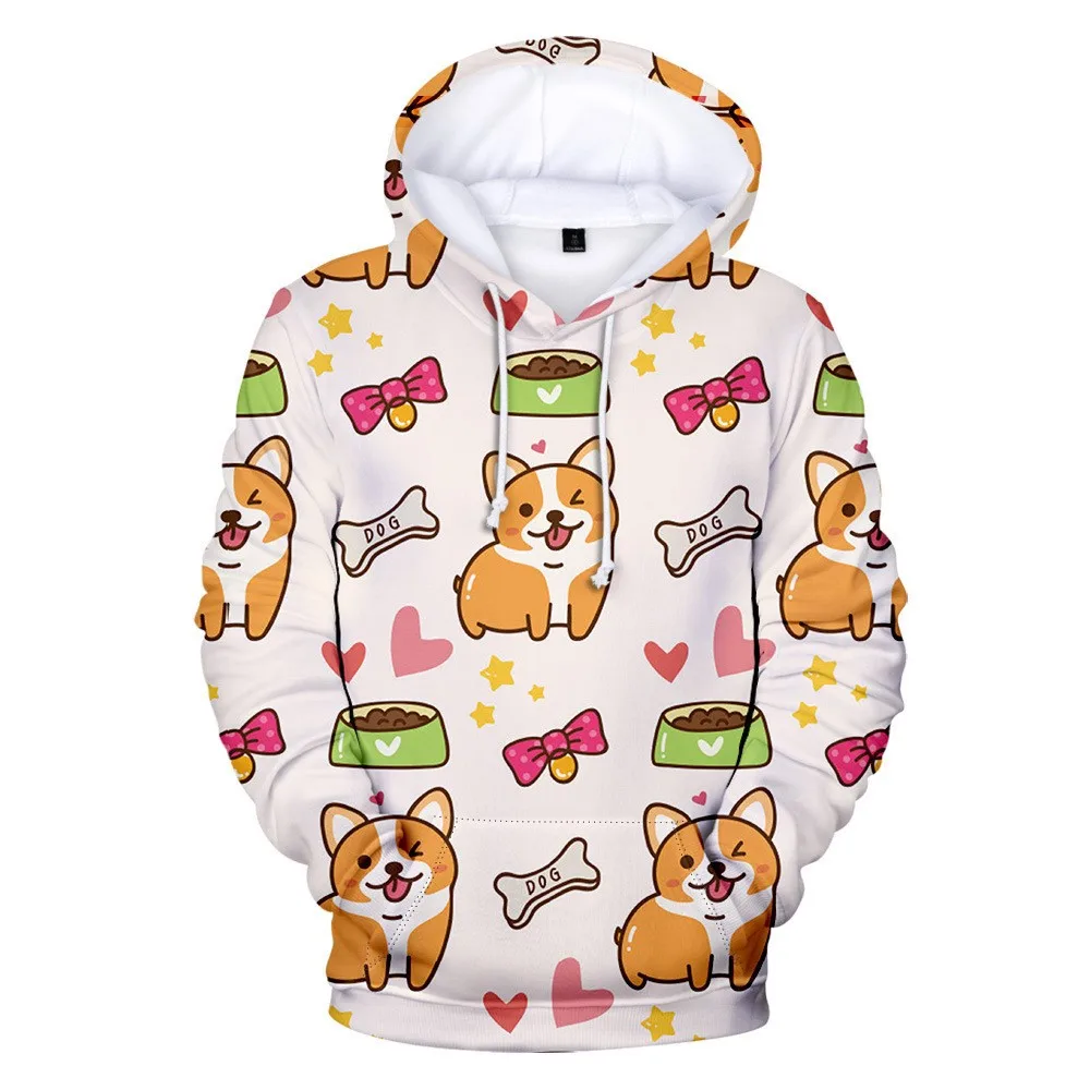 Lovely Anime Funny 3D Print Hoodie Unisex animal Harajuku Streetwear Popular Oversize Sweatshirt Boys Girls Casual Coat