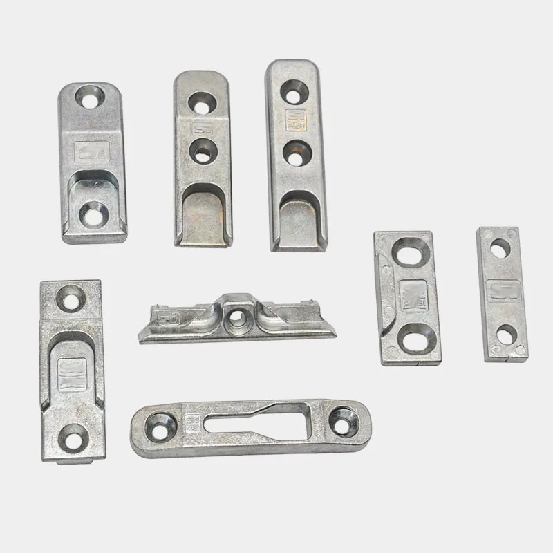 Adjustable Aluminum Alloy Lock Keep for SI type Tilt & Turn uPVC Windows & Curtain Walls U-Shaped Strike Plate Replacement 1PC