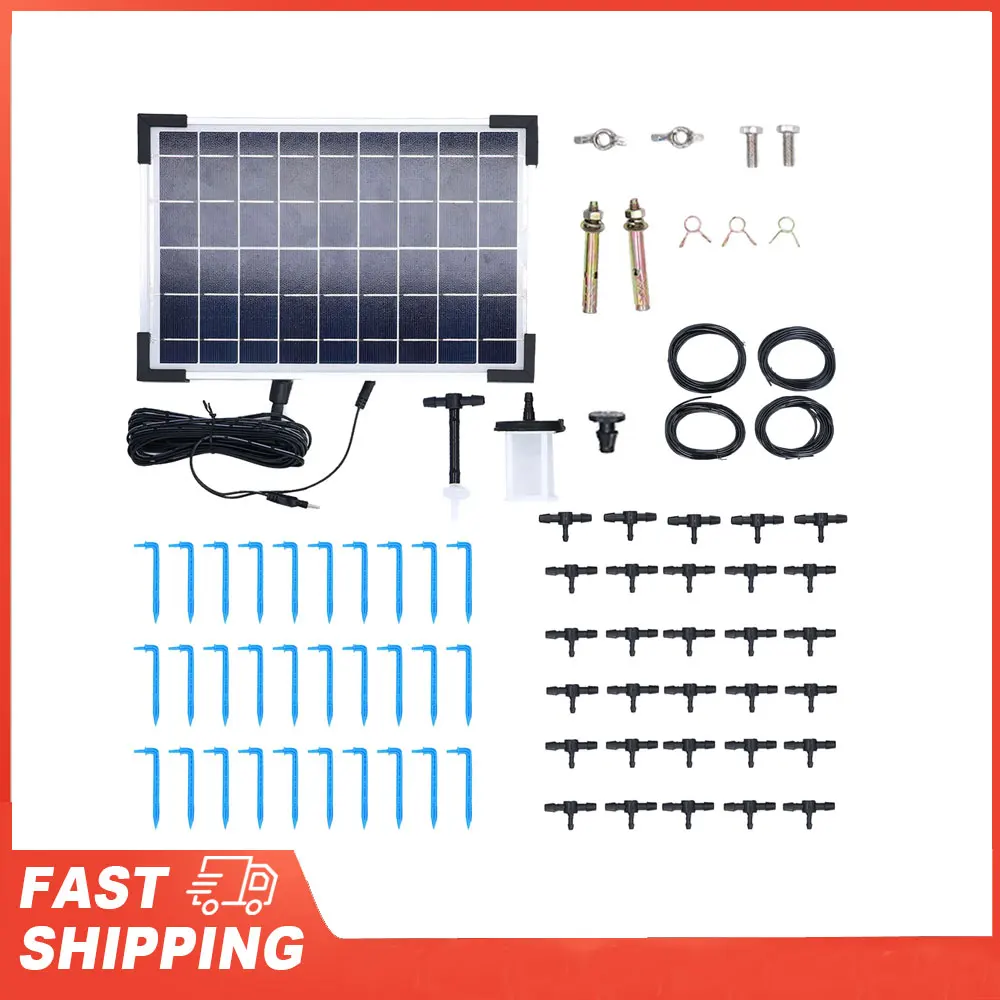 

Solar Automatic Watering System Multifunctional Irrigation with 10 Timing Modes High Efficiency 9V 5W