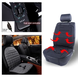 1 pcs 12V Heated Car Seat Cushion Cover Seat Heater Warmer Seat Cover Winter Household Cushion Car Driver Heated Seat Cushion