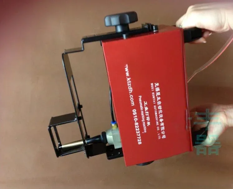 Pneumatic Marking Machine Portable Nameplate Coder Automotive Engine Motorcycle Vehicle Frame Number Printing Machine KT-QD05 HO