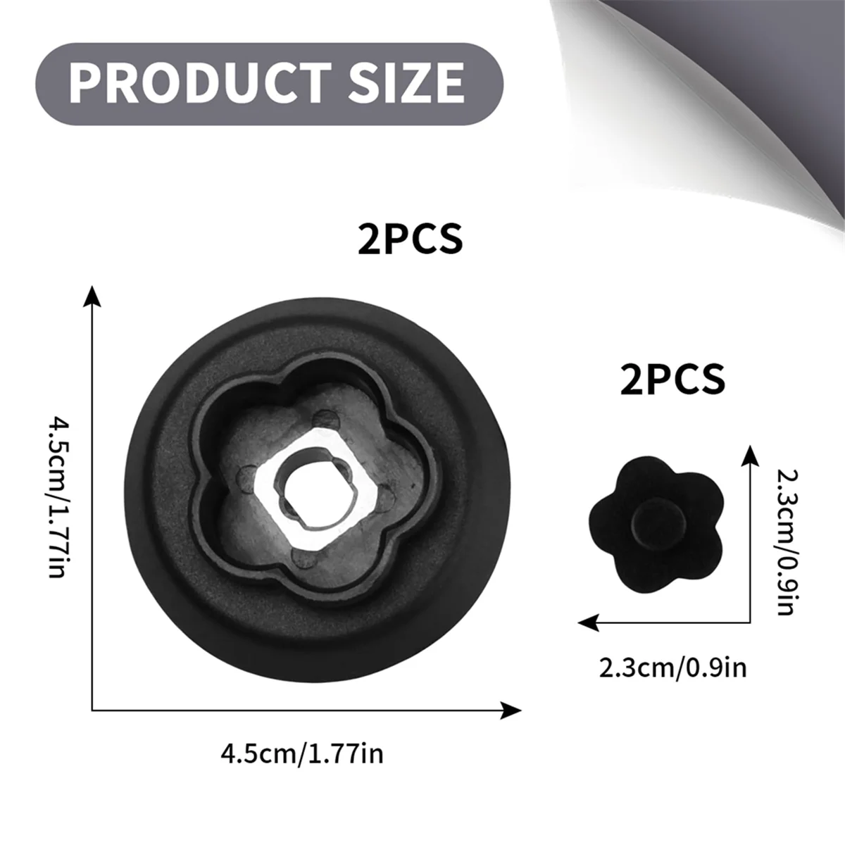 N21R 2 Pieces Clutch Guide Gear Replacement Parts for Monsieur Cuisine Connect SKMC 1200 & Monsieur Cuisine Smart SKMS 1200