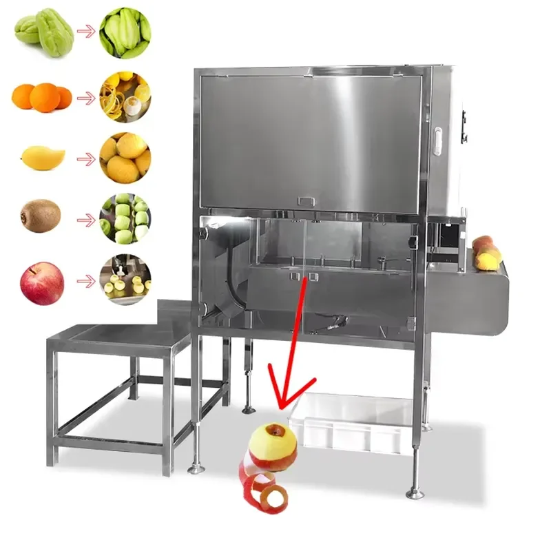 Automatic Coconut Peeling Machine for Pumpkin Honeydew Melon Papaya Persimmon Apple Lemon Pineapple Fruit Peeler for Sale