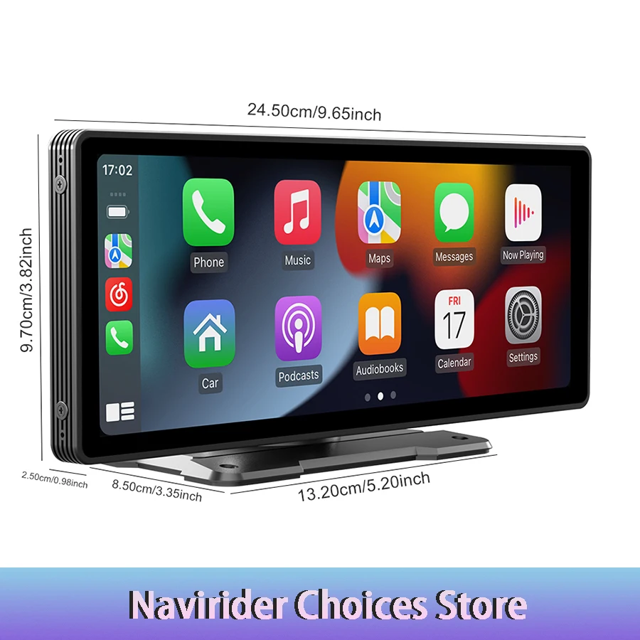 10.26inch Android Auto Wireless CarPlay Car Radio WiFi GPS FM HD Bluetooth Multimedia Touch Screen Universal  Player Stereo