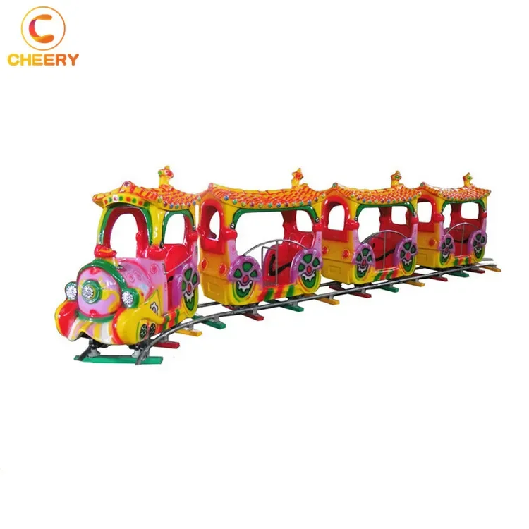 Cheery Amusement cheap amusement park rides kids track train set children electric small train ride