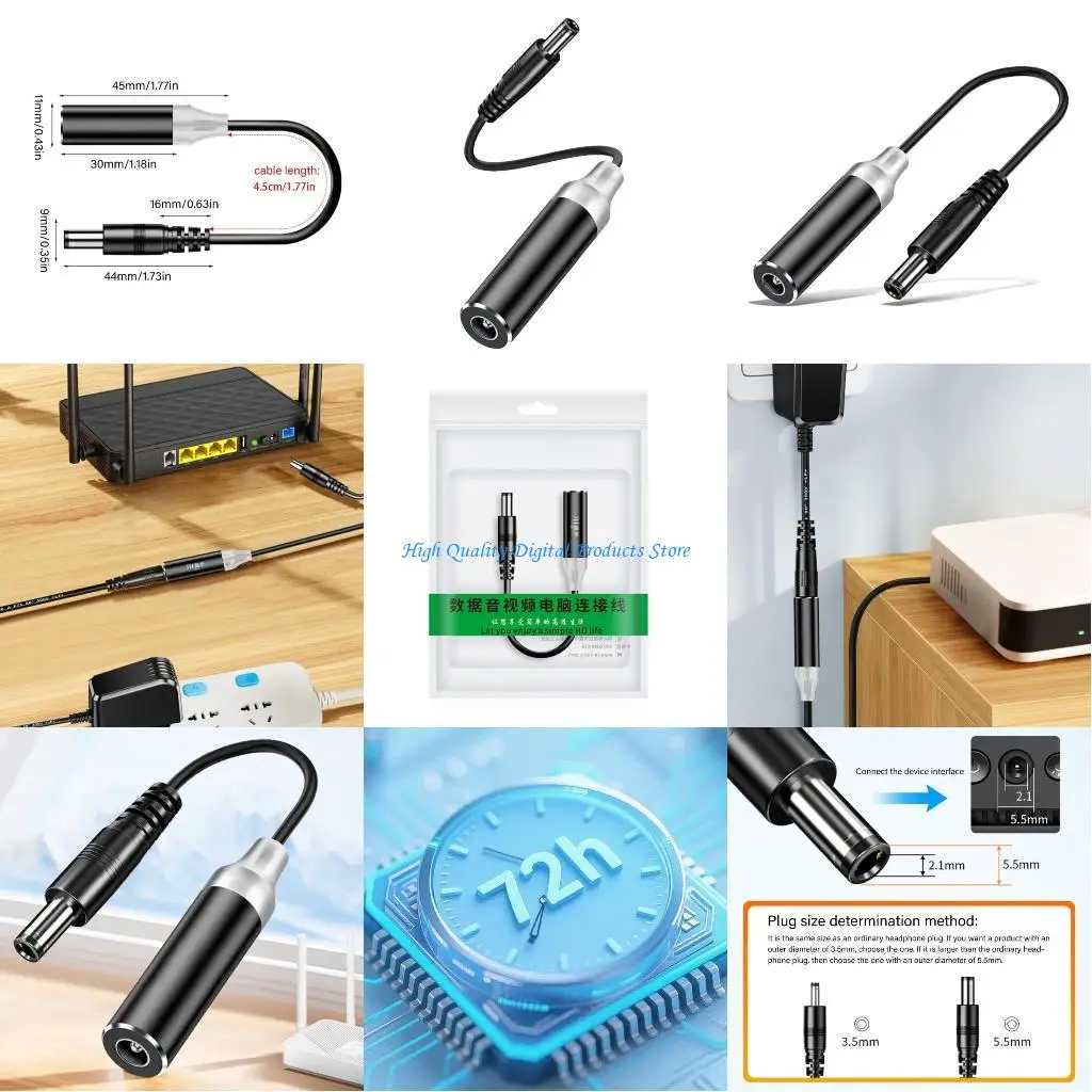

U2JE Extension Cable Router Rebooter to Reboot WiFi Router Modem 24/72 Hour Automatically Refreshing Networking Connection