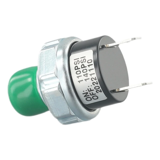 Detalle 4 de Electroválvula 1/4-18 NPT Male Air Pressure Control Switch 110-140PSI/120-150PSI Air Compressor Valve Switch 20A Equipment Pneumatic Parts Neumática