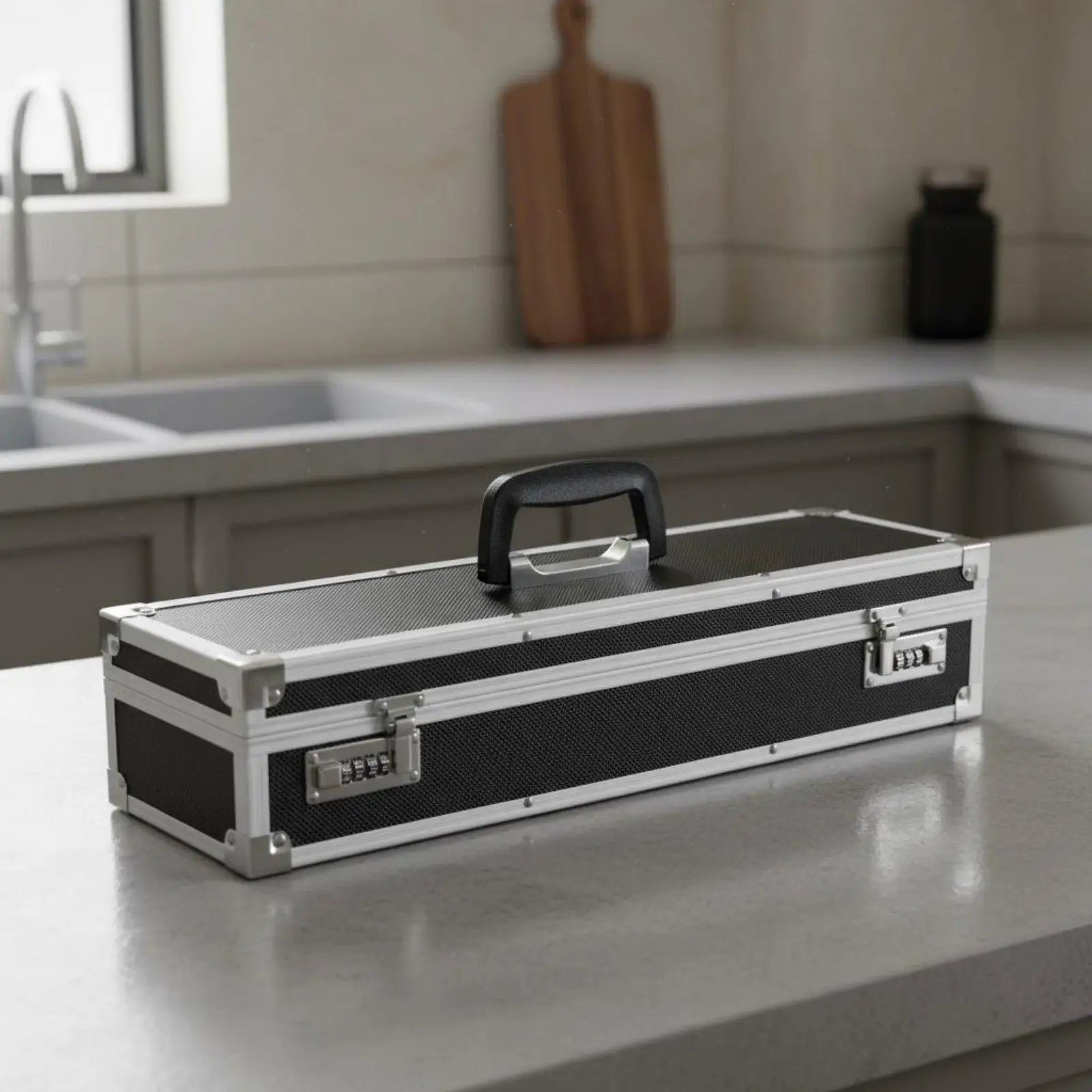 Aluminum Alloy Tool Container Combination Locking Mechanism Aluminum Storage Box