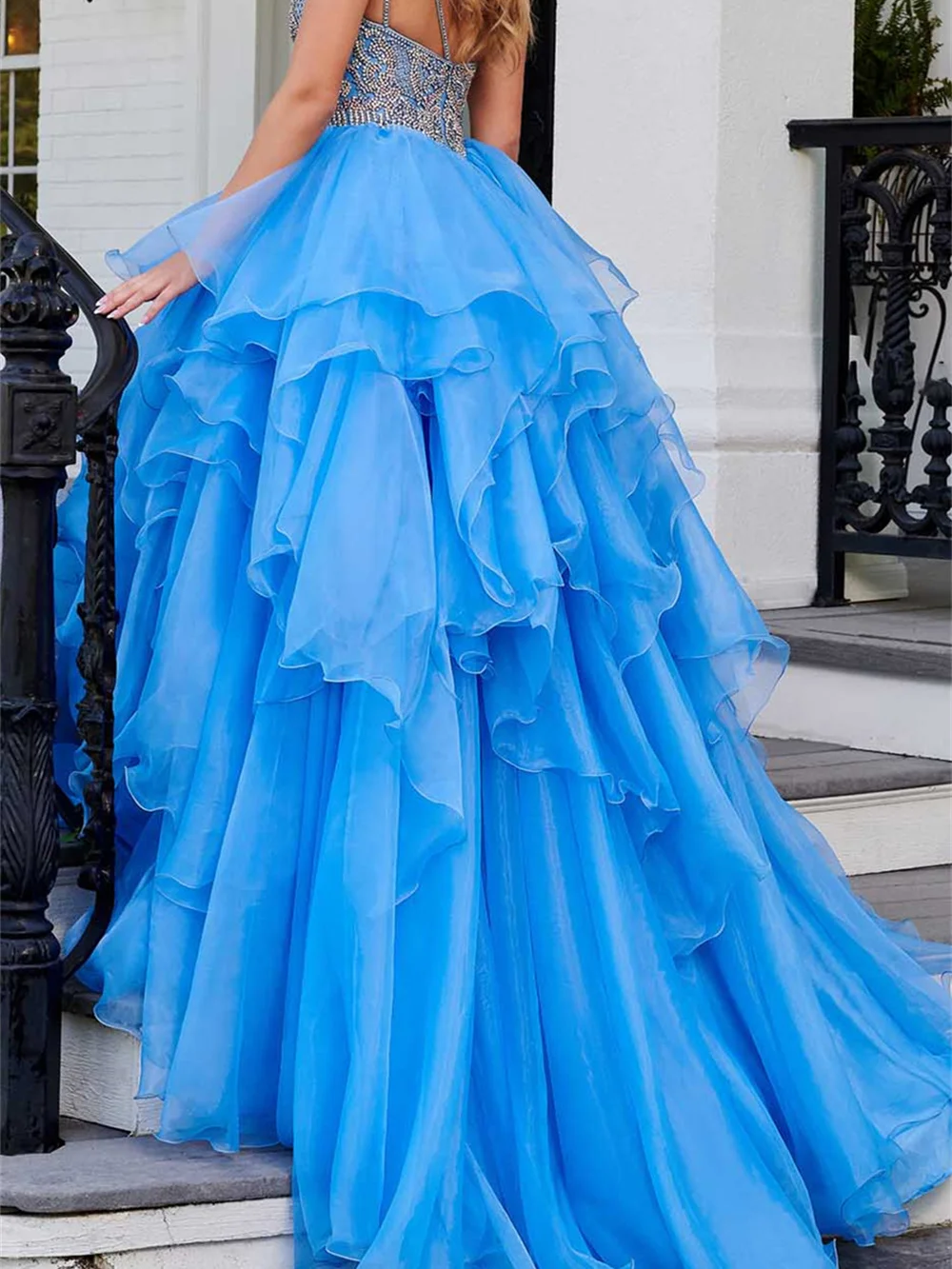 Vestido De noche clásico De una correa, elegante vestido De tul De línea A, Simple, para fiesta De graduación, 2024